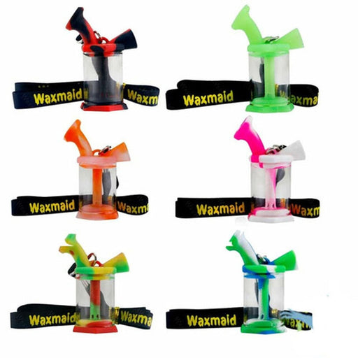 Waxmaid Silicone and Glass Bubbler Display of 12