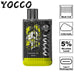 Yocco T51 Disposable Vape 13mL Best Flavor Passion Kiwi Guava