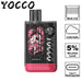 Yocco T51 Disposable Vape 13mL Best Flavor Peach Ice