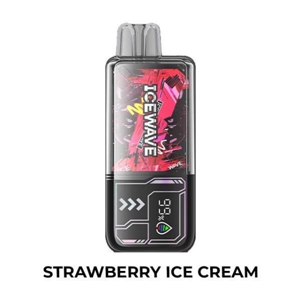 ZoVoo ICEWAVE X8500 Disposable Vape 18mL Best Flavor Strawberry Ice Cream